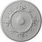 Ekena Millwork Flower Ceiling Medallion (Fits Canopies up to 3 7/8"), Hand-Painted Frost, 27"OD x 1 1/8"P CM27FLFRF - alternate 1